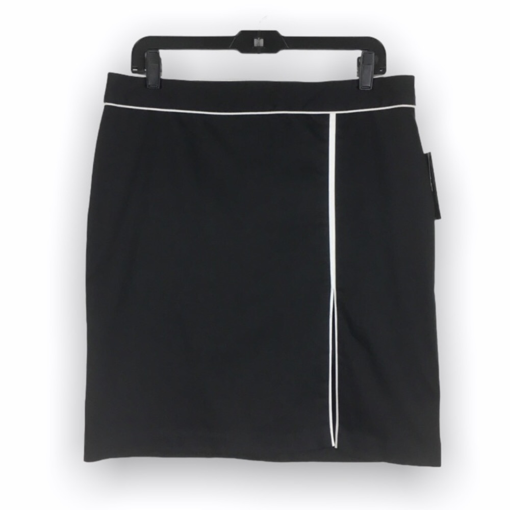 NWT IZ Byer Black & White Pencil Skirt Size 13